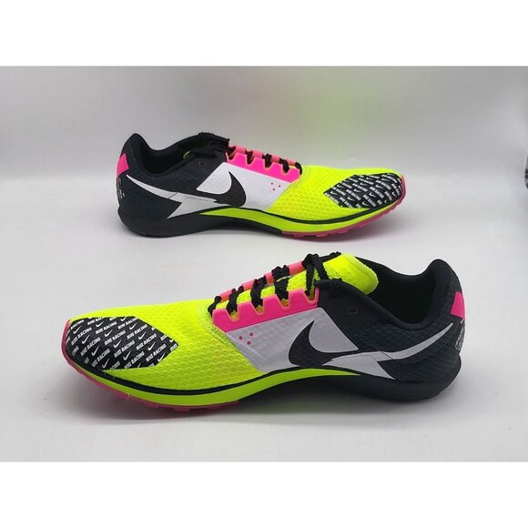 Nike Rival XC 6 Cross Country Spikes Volt Hyper Pink Shoes DX7999 700 Men Sz 9.5 - Picture 3 of 10